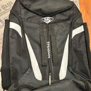 Louisville Slugger Black Bat Backpack